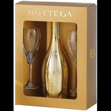 Bottega Gold giftpack + 2 glazen